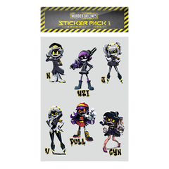 Murder Drones Sticker Pack 1