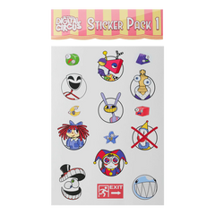 Digital Circus Sticker Pack 1