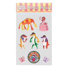 Digital Circus Sticker Pack 2